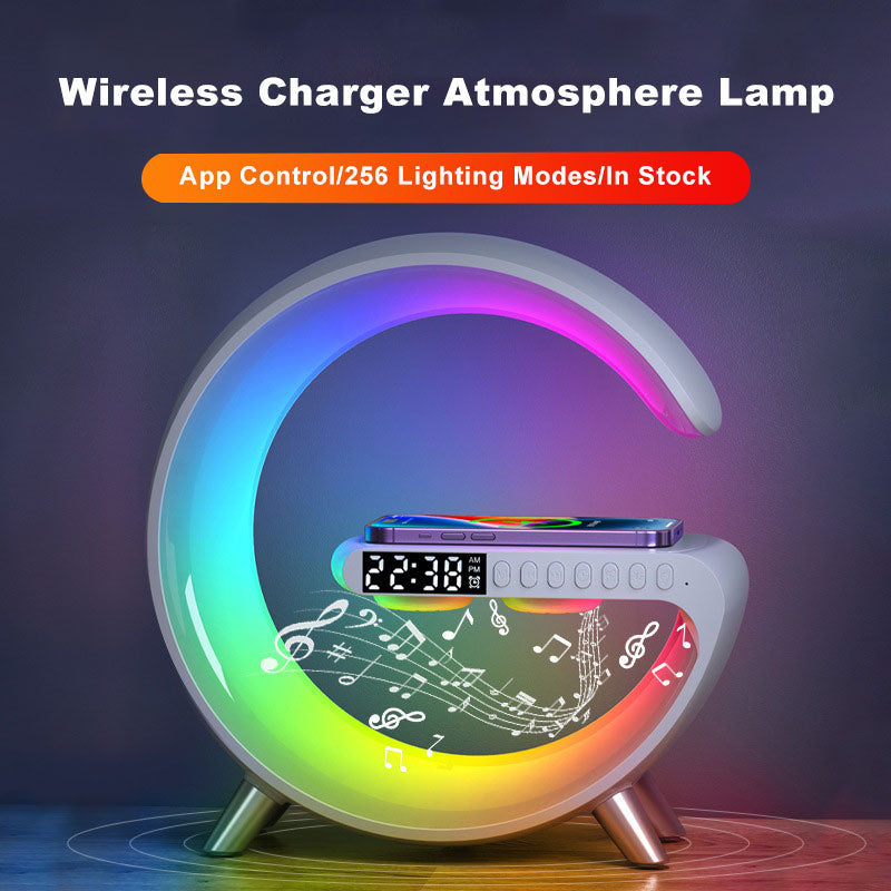 Wireless Charger Lamp Speaker