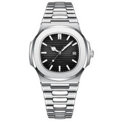 Stainless Steel Square Watch