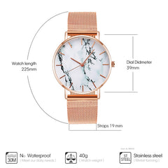 Creative Marble Wrist Watch