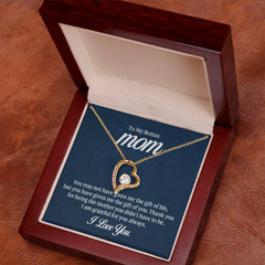 To My Bonus Mom - Forever Love Necklace