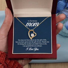 To My Bonus Mom - Forever Love Necklace