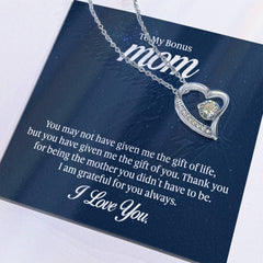 To My Bonus Mom - Forever Love Necklace