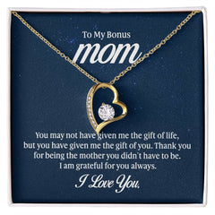 To My Bonus Mom - Forever Love Necklace