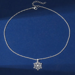 Crystal Snowflake Necklace