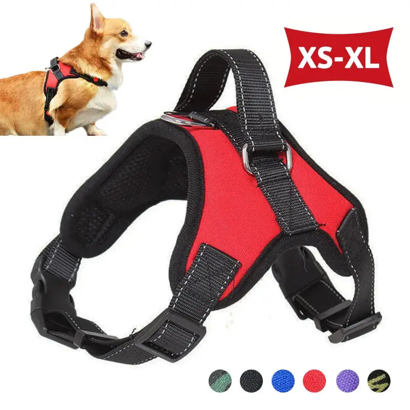 Reflective Saddle Dog Harness