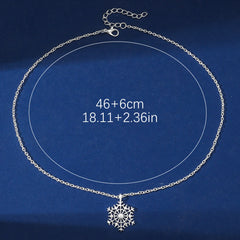 Crystal Snowflake Necklace